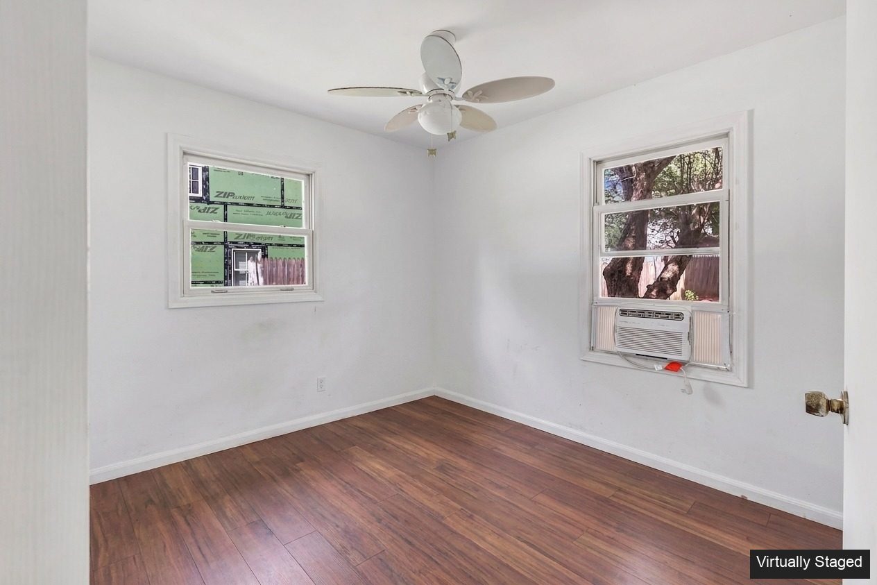 Bethel CT bedroom before virtual staging