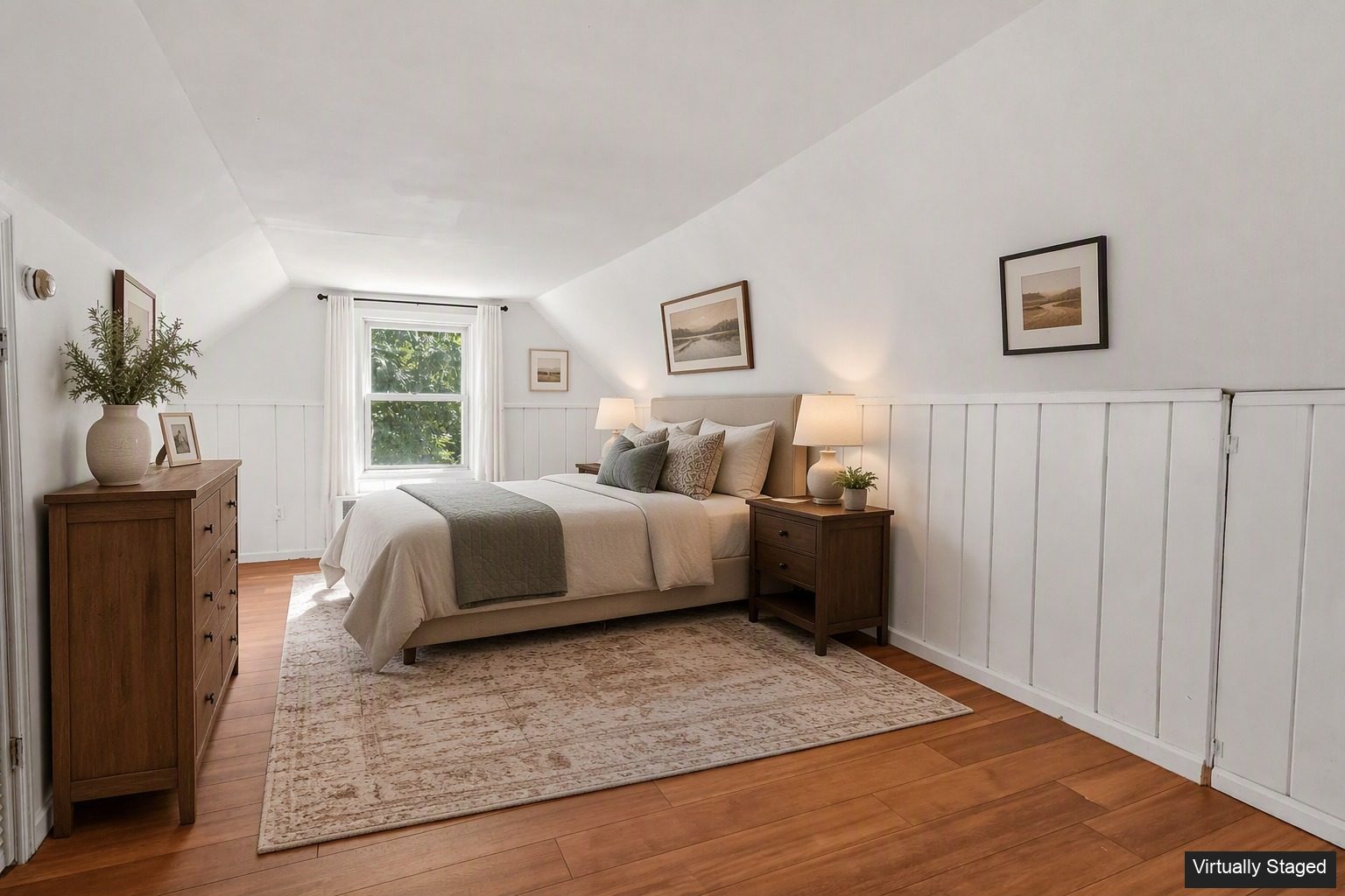 Bethel CT guest bedroom after virtual staging