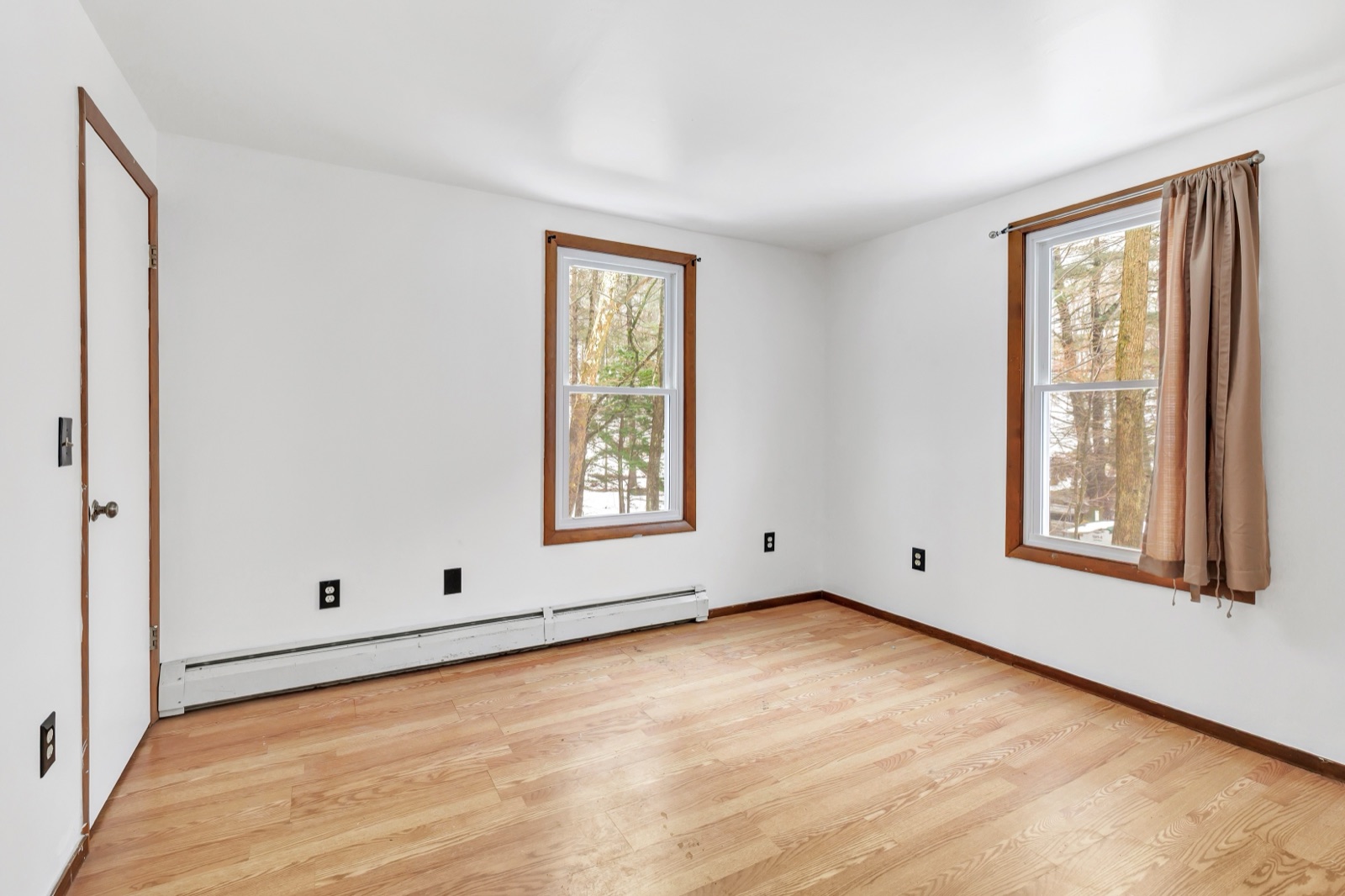 Empty Naugatuck CT first-floor bedroom before virtual staging