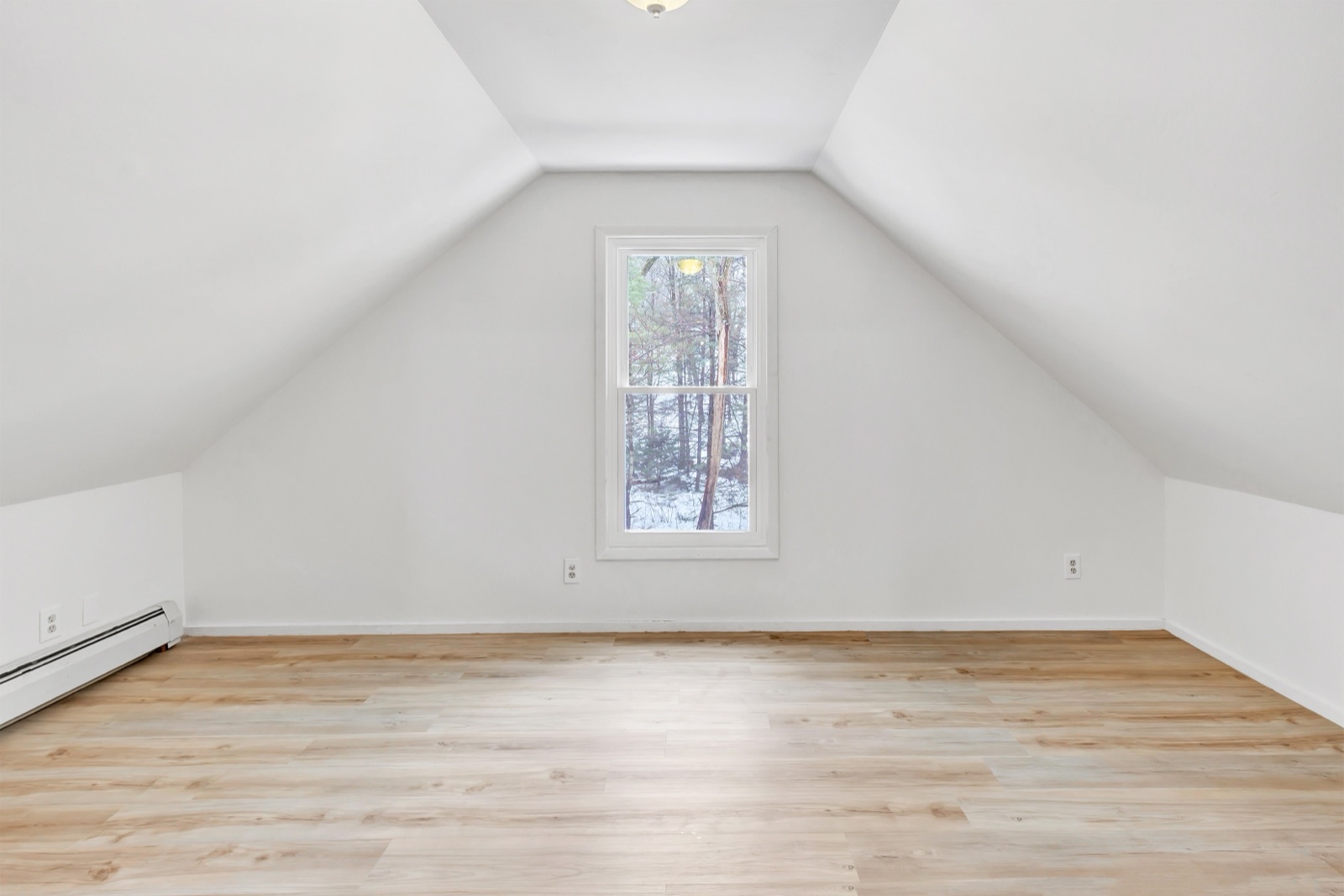 Empty Naugatuck CT primary bedroom before virtual staging