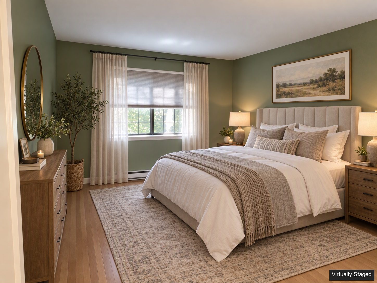 Stratford CT primary bedroom, another angle after virtual staging