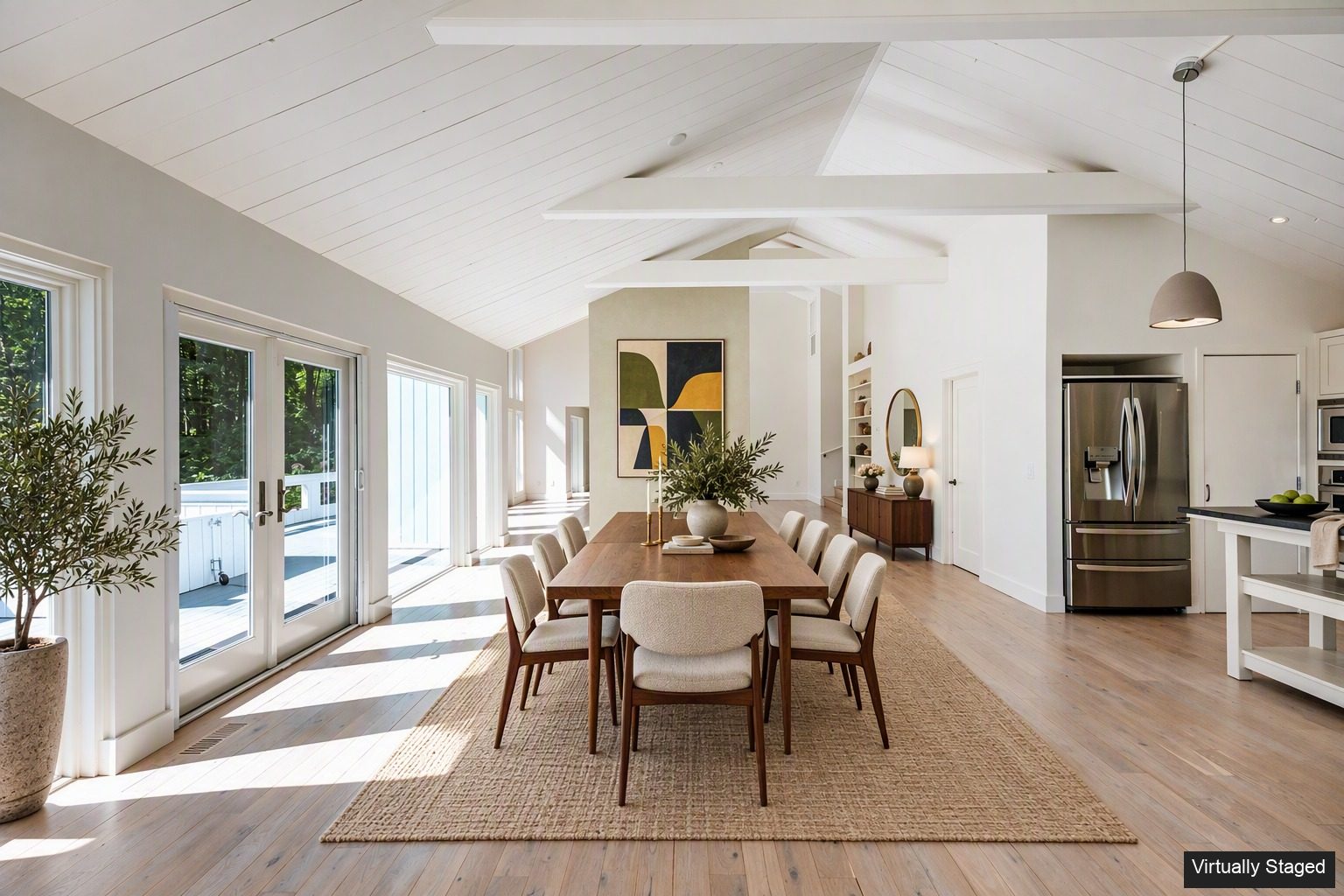 Washington CT dining room after virtual staging